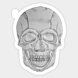 Basic skull Sticker